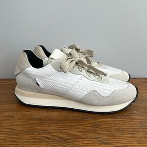 NWOB! P448 Size 42 • Cancun Sneakers Women Low Top Metallic Rafia Athletic Shoes